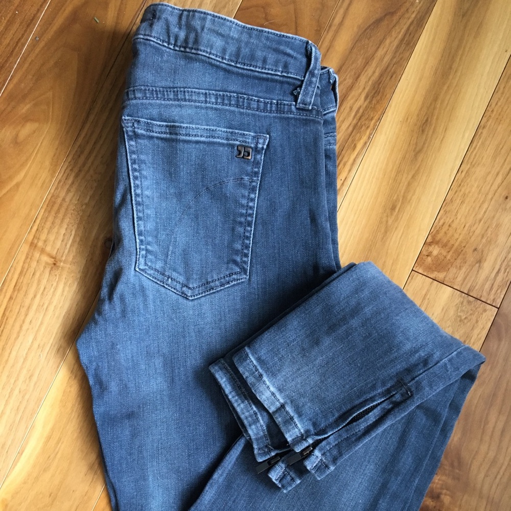 JOE’S zip ankle denim jeans sz 28 Aritzia stretch